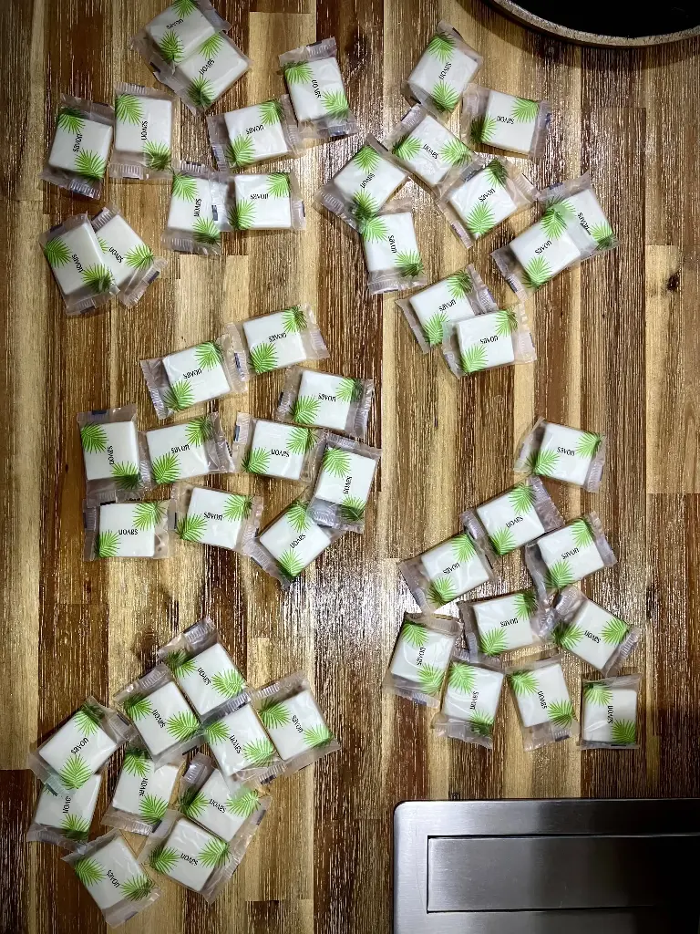 Hôtel Savonnettes 12 GRS - Lot de 50 savons